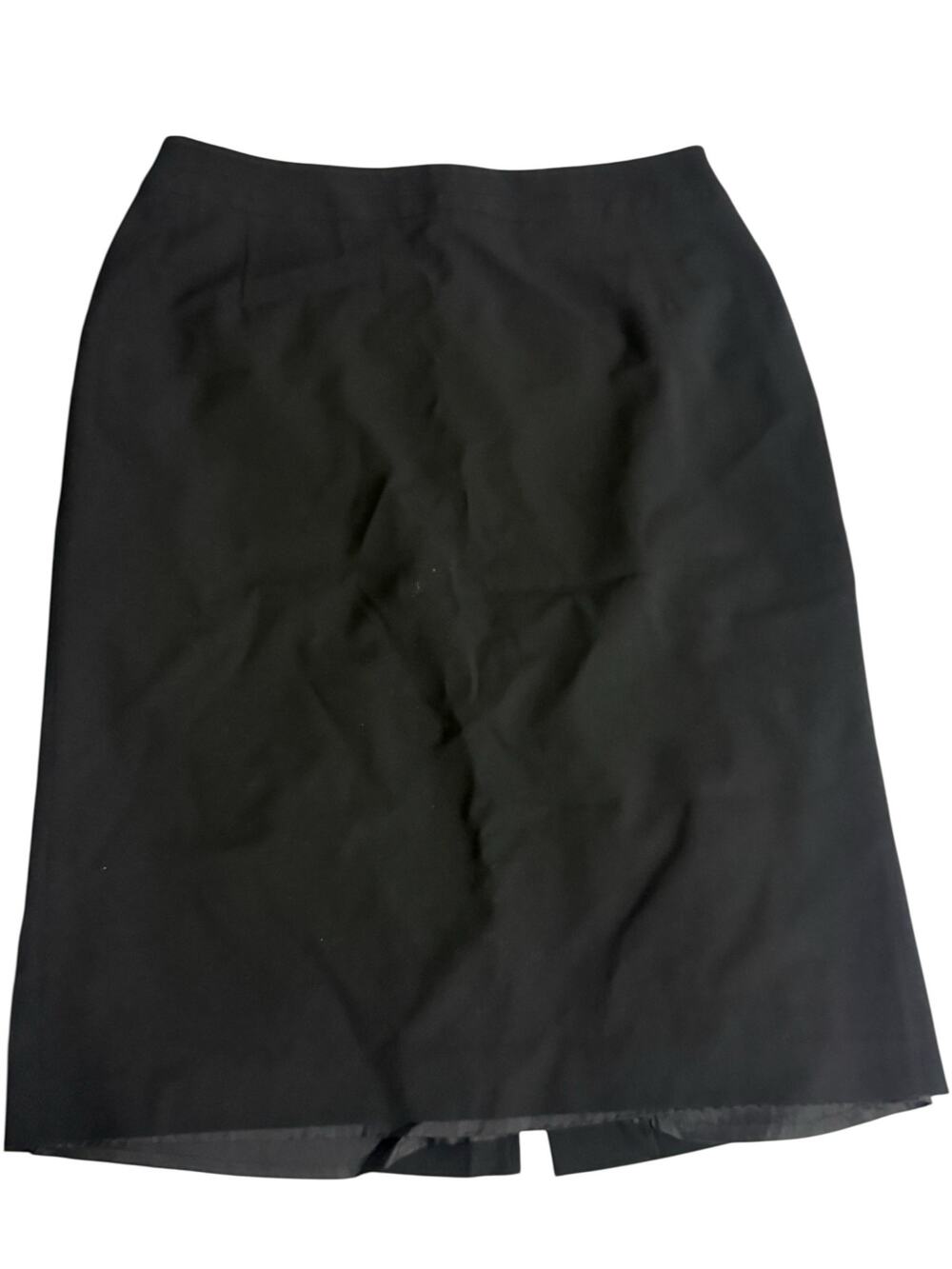 MaxMara Black Wool Blend Pencil Skirt - 10